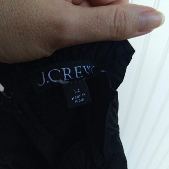 J Crew Ruffle Trim Mini Dress in Stretch Cotton Poplin Plus Size 24 NWT BR445 - Picture 13 of 15